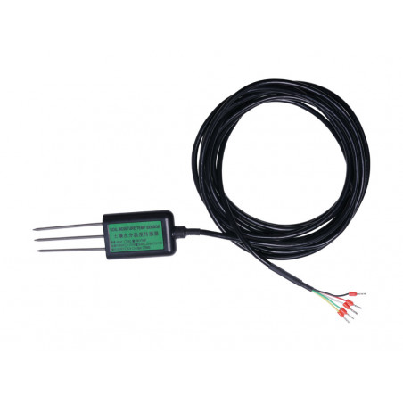 Industrial Grade Soil Moisture Temperature Sensor Modbus Rtu Rs