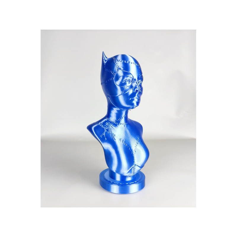 Sample PLA Silk Blue Sea Filament 1 75mm 50g 17m FDM 3D Printing