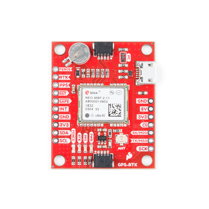 SparkFun GPS-RTK Board - NEO-M8P-2 (Qwiic)