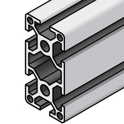 Perfil aluminio estructural 30x60 corte a medida, ADAJUSA