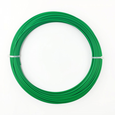 Muestra de filamento PLA verde perla 1.75mm 50g 17m - Filamento de