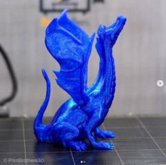 PLA Blue Glitter Filament Sample 1.75mm 50g 17m - FDM 3D Printing Filament AzureFilm PLA AzureFilm 19280201 AzureFilm