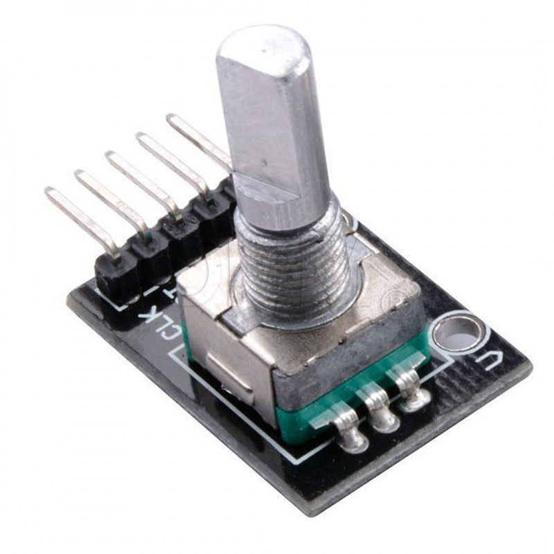 Arduino Raspberry 2 channels rotary encoder module with rotary swit...