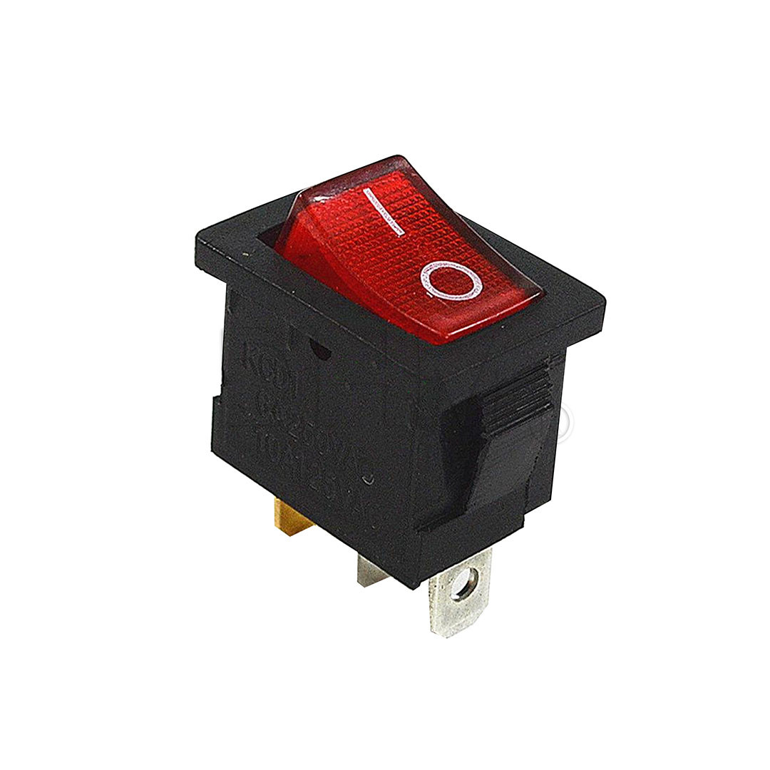 On / off switch 6A 250V with led