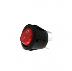 Interruttore pulsante NERO on/off switch 12V Small Black 2 pin 3A 2