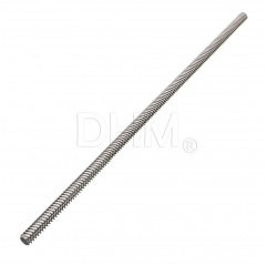 T6 trapezoidal endless screw Ø6 mm pitch 1 mm 2 principles 100 cm trapezoidal screw Trapezoidal screws T6 05051004 DHM