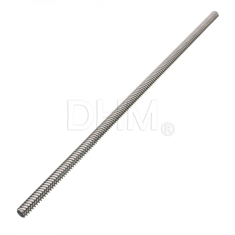 T6 trapezoidal endless screw Ø6 mm pitch 2 mm 6 principles 50 cm trapezoidal screw Trapezoidal screws T6 05051005 DHM