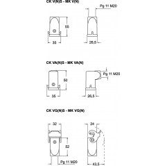 BOÎTIER MOBILE NOIR SANS PRESSE-ÉTOUPE Capots et boîtiers 19460002 Ilme