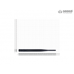 Antenne LoRa 2.8dBi - SMA mâle - 868MHz - 195mm Wireless & IoT 19011213 SeeedStudio