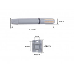 Capteur de température et d'humidité RS485 - Connecteur Wireless & IoT 19011252 SeeedStudio