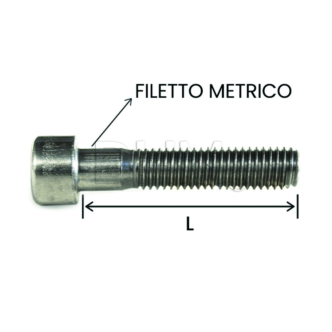 Vis de fixation - Filetage M4x20 - Tête à six pans creux