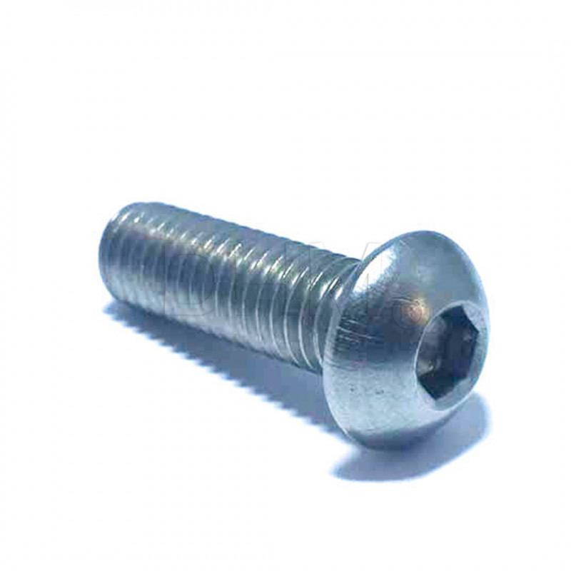 Tornillo galvanizado de cabeza redonda con hueco Allen 8x100 Tornillos de cabeza plana 02081024 DHM