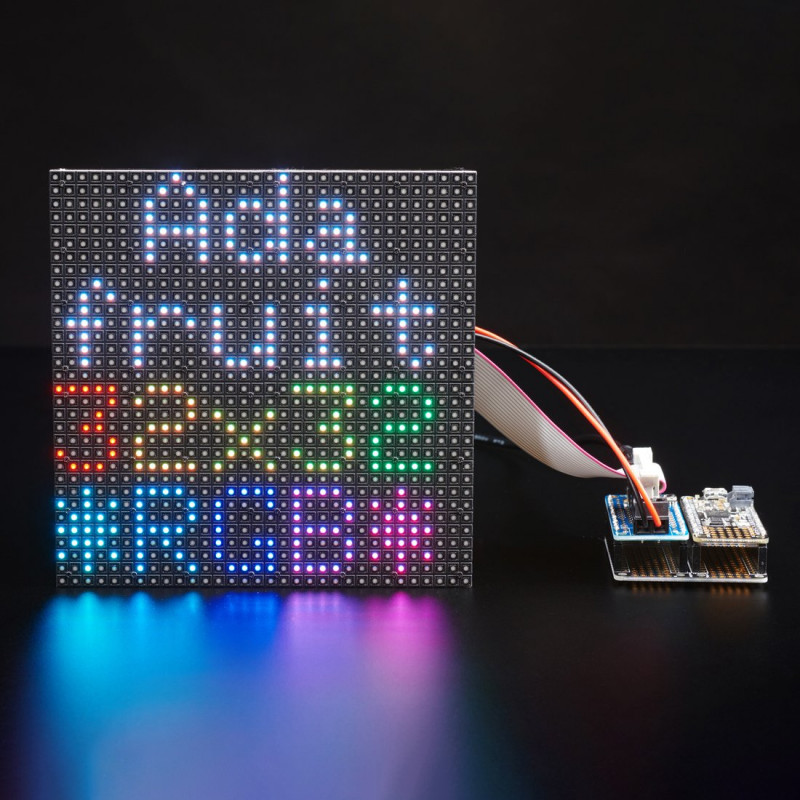 Adafruit Kit RGB Matrix FeatherWing - Pour plumes nRF52840 Adafruit 19040508 Adafruit