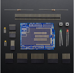 Adafruit Escudo Proto para Arduino Kit sin montar - Apilable - Versión R3 Adafruit 19040559 Adafruit