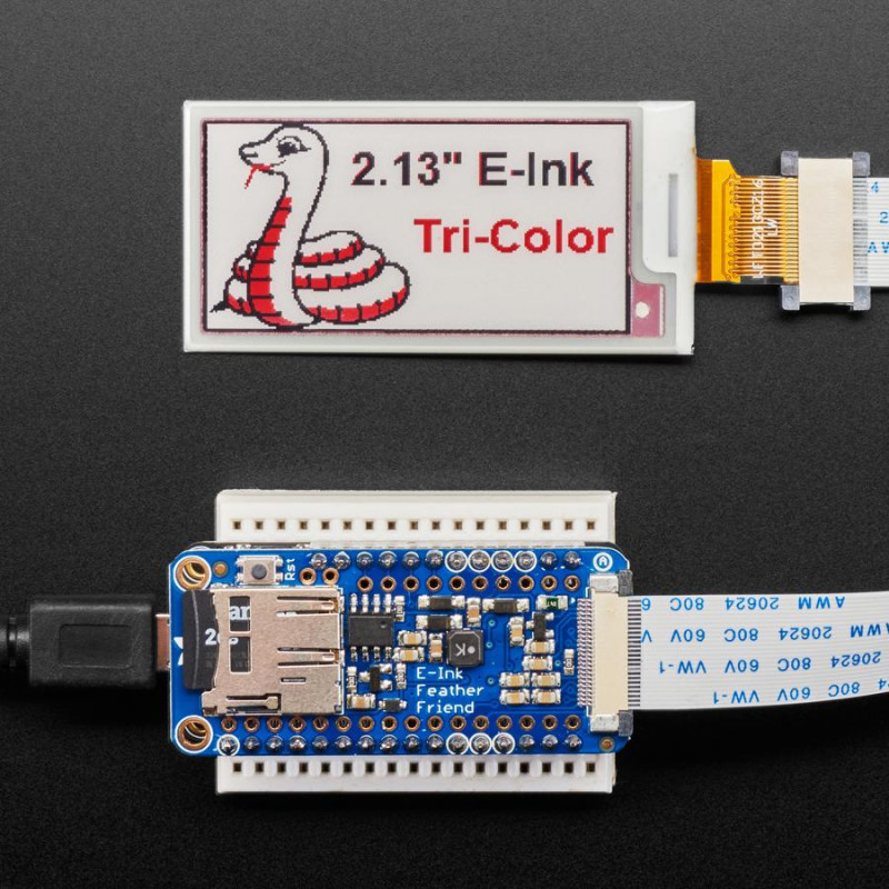 Adafruit eInk Feather Friend mit 32KB SRAM Adafruit 19040594 Adafruit