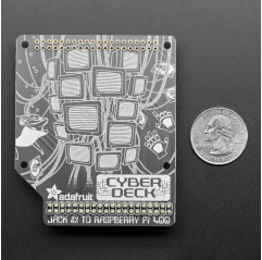 Adafruit CYBERDECK HAT pour Raspberry Pi 400 Adafruit 19040636 Adafruit