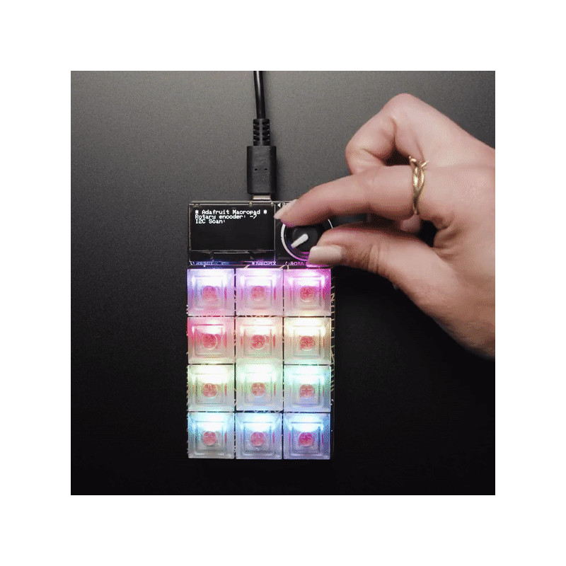 Adafruit MacroPad RP2040 Starter Kit - 3x4 Touches + Encodeur + OLED - ADABOX019 Essentiels Adafruit 19040650 Adafruit