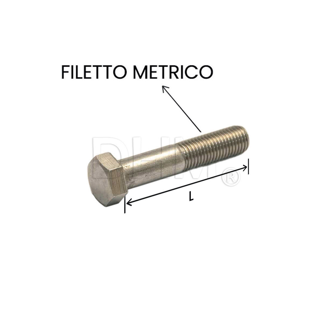 Borchie Filettate per Viti Testa Larga Piana