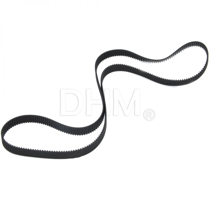 S2M neoprene belt closed H 6 mm 157 teeth 314 mm Belt S2M 05070752 DHM