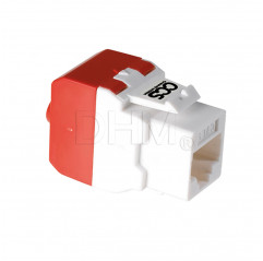 CCS 10G.EXE Cat.6A CHANNEL RJ45 unshielded UTP EASY CRIMP socket - T568A/B colour white Connecteurs LAN 12130211 DHM