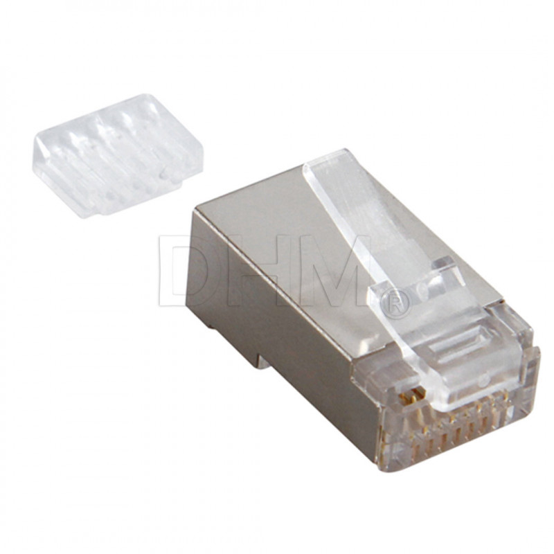 RJ45 fiche 8 broches cat.6 FTP blindé Connecteurs LAN 12130213 DHM