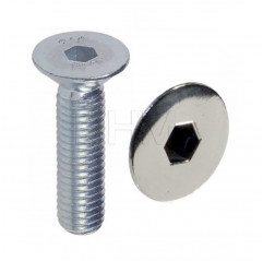 Tornillo avellanado de cabeza plana con hueco Allen galvanizado 8x60 Tornillos de cabeza plana avellanada 02080359 DHM