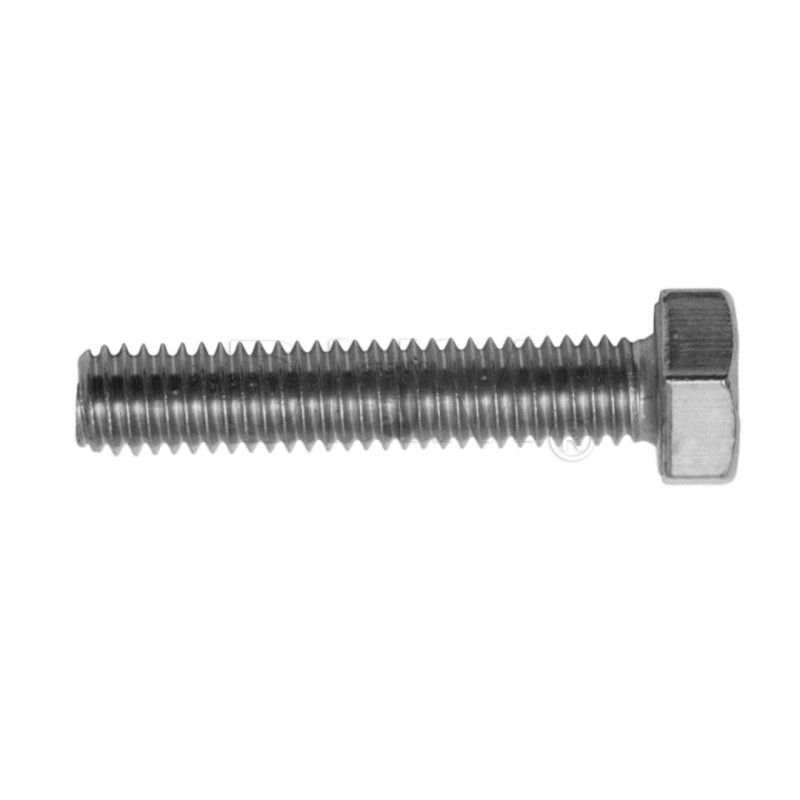 Hexagonal head screw with full stainless steel thread 3x12 Hex head screws 02081384 DHM