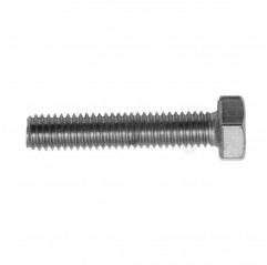 Hexagonal head screw with full stainless steel thread 6x10 Hex head screws 02081407 DHM