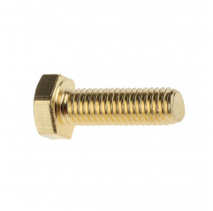 Hexagonal head screw with full brass thread 4x40 Hex head screws 02081493 DHM