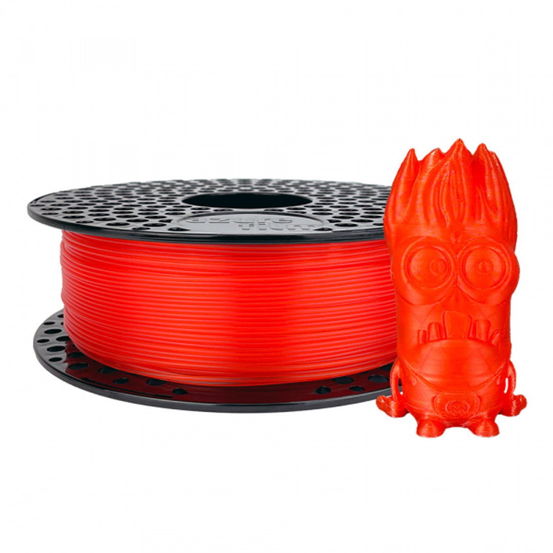 Filamento PLA 1.75mm 1kg Rojo Transparente - Filamento de impresión