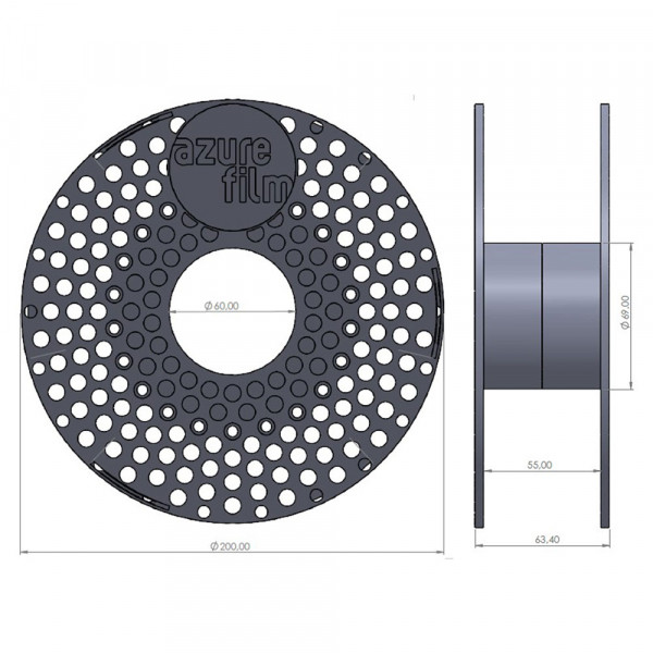 Filamento PLA 1.75mm 1kg Viola - filamenti per stampa 3D FDM AzureFilm