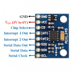 ADXL345 accelerometer module Digital gravity sensor - 3D printer accelerometer Arduino modules 08040328 DHM