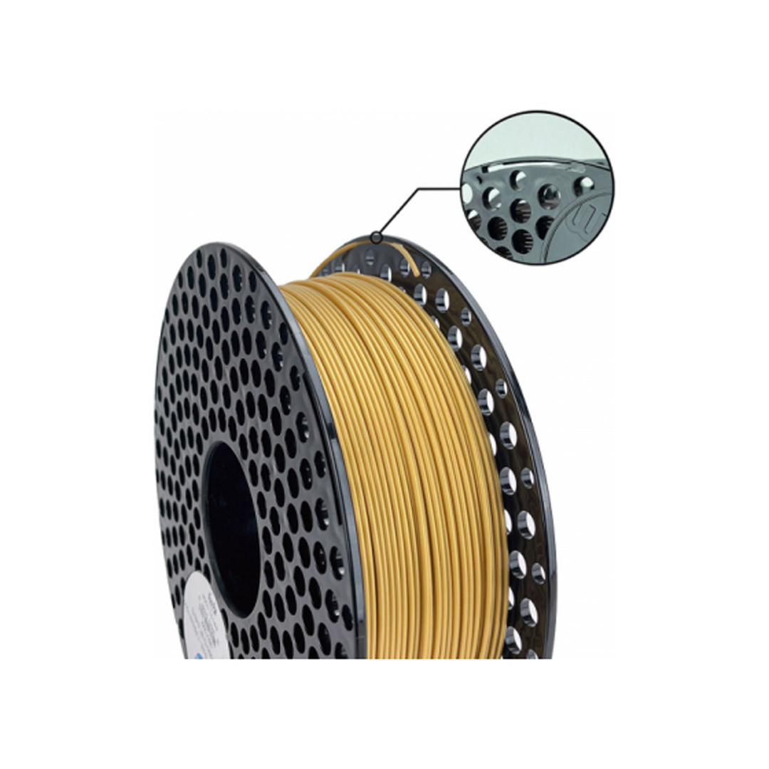 Filamento PLA 1.75mm 1kg Oro Champagne - filamenti per stampa 3D FD