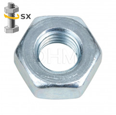 Ecrou hexagonal gauche galvanisé M18 Écrous hexagonaux 02083603 DHM