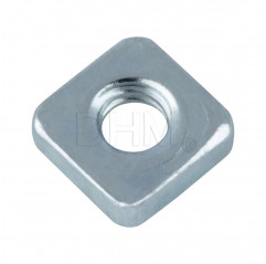 Galvanized square nut M5 - square nut side 8 mm hole M5 Square nuts 02083649 DHM