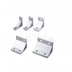 Escuadra de 90° para perfil de la serie 6 - Perfil de aluminio 6060 Serie 6 (ranura 8) 14090164 DHM