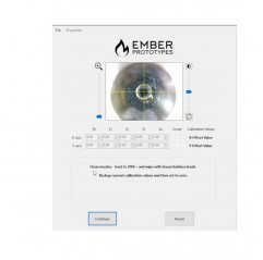 Outil d'étalonnage XY assisté par caméra (CXC) Outils 19810000 Ember Prototypes