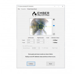 Outil d'étalonnage XY assisté par caméra (CXC) Outils 19810000 Ember Prototypes