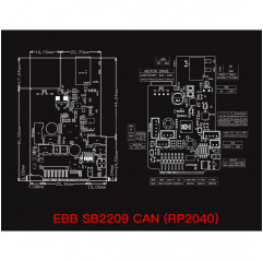 BIGTREETECH EBB SB2209 CAN V1.0 (RP2040) for Voron StealthBurner Expansions 19570063 Bigtreetech