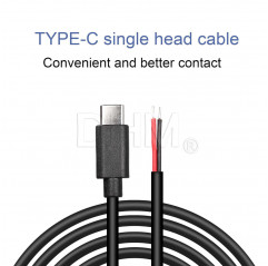 Cable alargador USB tipo C de 2 clavijas - 1 metro Cables USB 12130226 DHM