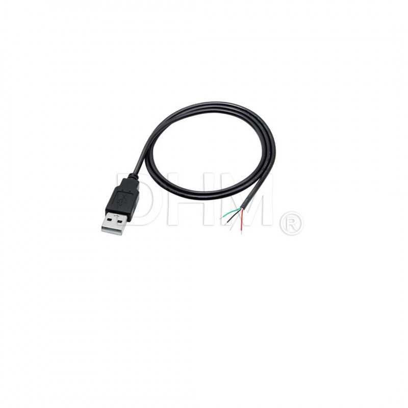 USB 2.0-Verlängerungskabel Stecker auf 4-polig - 1 Meter USB-Kabel 12130227 DHM