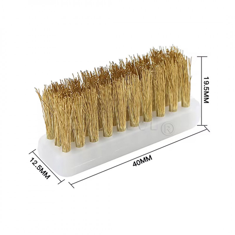 Spazzola metallica per pulizia stampante 3D setole in ottone Altro10090127 DHM