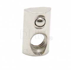 Nuts with spring - Series 6 steel - M5 thread - pieces 10 Series 6 (slot 8) 14090117 DHM