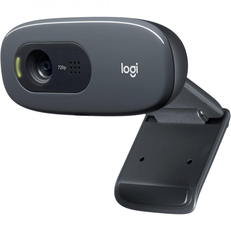 Logitech C270 HD Webcam - 720p/30fps Video Calling HD Widescreen Tools 19890000 Logitech