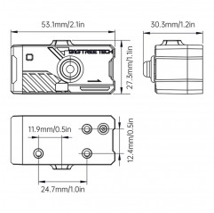 Smart Sensor de filamento V2.0 BIGTREETECH - Sensor de filamento para impresoras 3D Expansiones 19570067 Bigtreetech