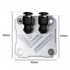 Piastra di raffreddamento a liquido VzBoT Nema17 - Raffreddamento di precisione motori Stampanti 3D Nema 1719760012 Mellow 3D