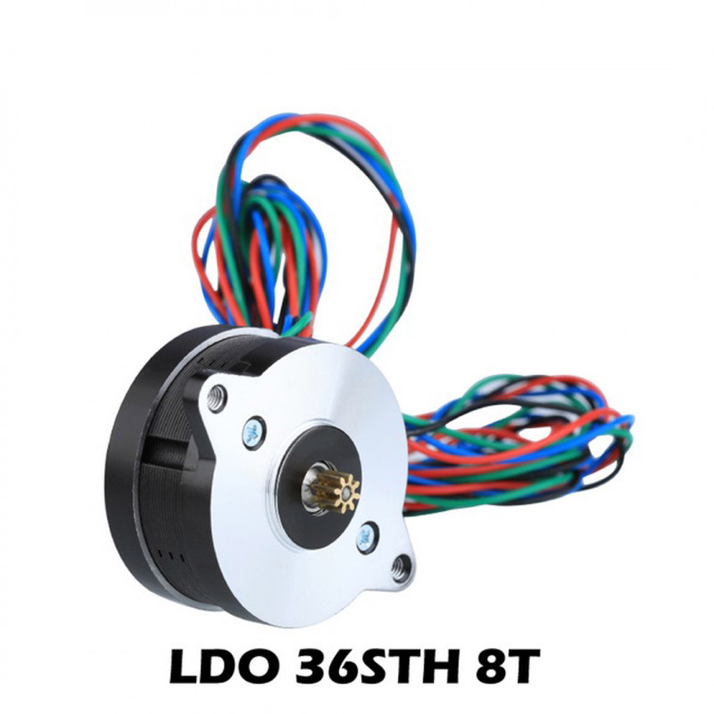 LDO 36STH 8T NEMA14 High Temperature Motor for Vz-HextrudORT and Sherpa Mini/Micro Extruders Vz-Extruder 19760013 Mellow 3D