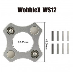 NF Accouplement WobbleX WS12 pour vis à billes SFU1204 Vis à billes 19760019 Mellow 3D