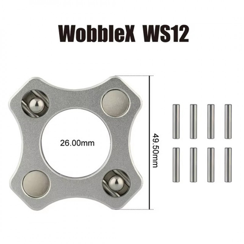 NF WobbleX WS12 coupling for ball screw SFU1204 Ball screws 19760019 Mellow 3D