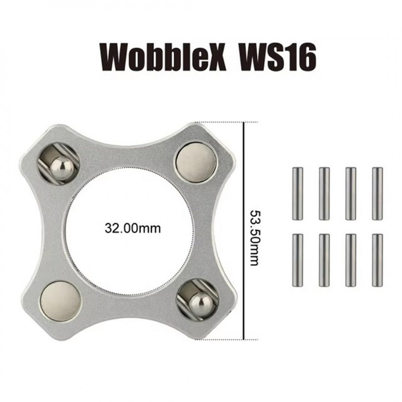 NF Acoplamiento WobbleX WS16 para husillo a bolas SFU1604 Husillos de bolas 19760020 Mellow 3D